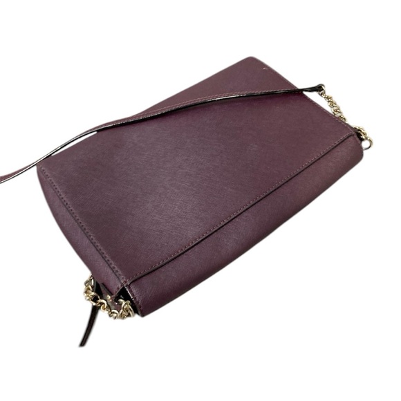 Kate Spade Purple Crossbody Clutch Chain Purse - Picture 6 of 8